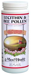 Maxi Health Kosher Lecithin With Bee Pollen 14 OZ.